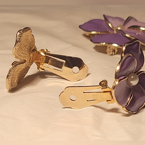 Vtg Avon Brooch & Earring Set - Picture 5 of 6